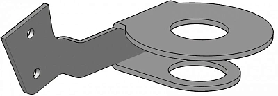 Держатель правосторонний для удлинителя к моделям M100/72 и M150/90