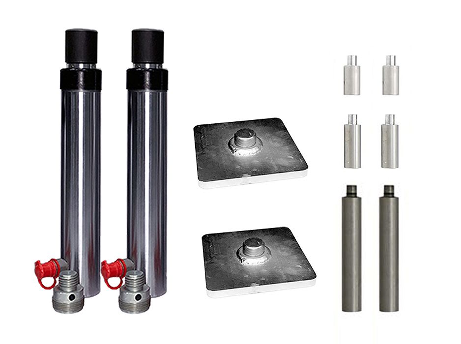 Комплект цилиндров 10 тонн для обмера рам