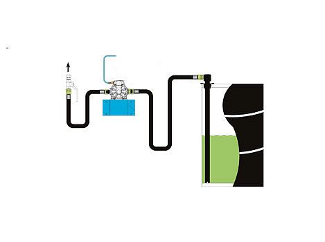 Комплект монтажный для диафрагменного насоса 22210,крепление на стену,без блока подготовки воздуха.