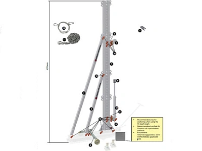 Комплект силовой балки 4070 мм, без основания, для правки кабин правка кабин