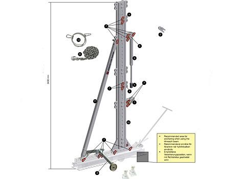 Комплект силовой балки 3430 мм, без основания, для правки кабин Правка кабин Гэллакс