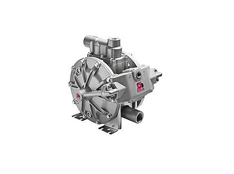 Насос диафрагменный ЕD200 AL для перекачивания масел, охлаждающих жидкостей, нефтепродуктов; 1:1; 200 л/мин.; 0,7 МПа; +80°С; вход воздуха G3/8"(f); вход/выход жидкости G1"(f)