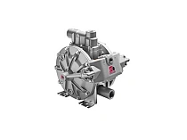 Насос диафрагменный ЕD200 AL для перекачивания масел, охлаждающих жидкостей, нефтепродуктов; 1:1; 200 л/мин.; 0,7 МПа; +80°С; вход воздуха G3/8"(f); вход/выход жидкости G1"(f)