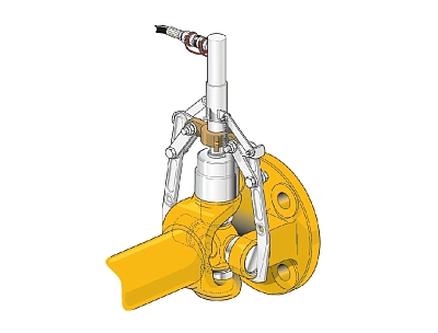 Съемники гидравлические в комплекте с тележкой