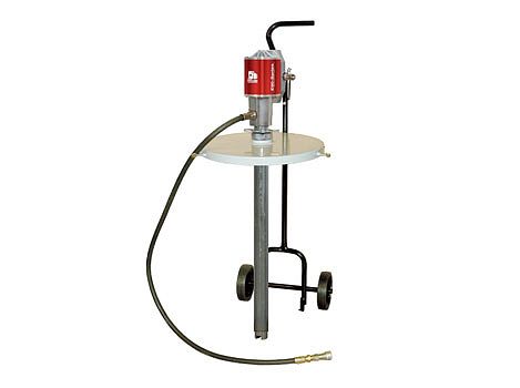 Нагнетатель смазки под бочки 20 кг, передвижной, насос 25:1, тележка, шланг 2м