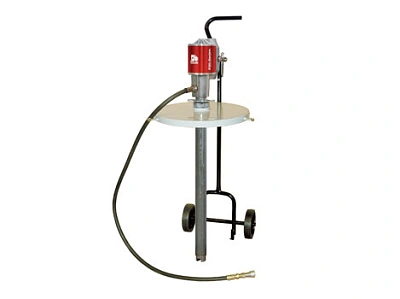 Нагнетатель смазки под бочки 20 кг, передвижной, насос 25:1, тележка, шланг 2м