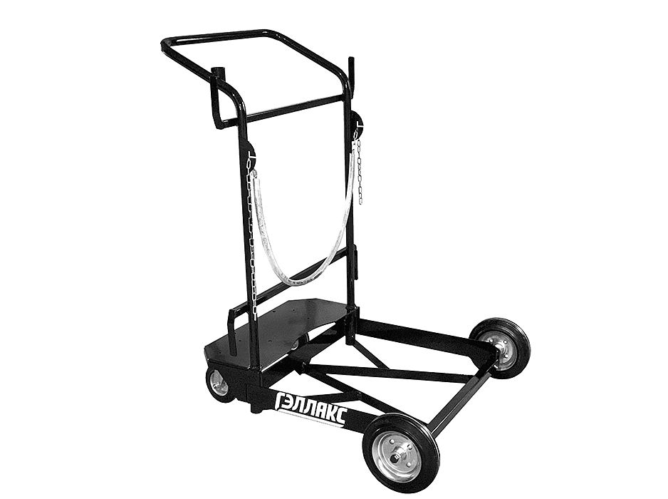 Тележка для бочек 200 л, усиленная, 4 колеса 