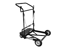 Тележка для бочек 200 л, усиленная, 4 колеса 