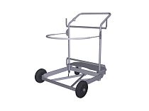 Тележка для бочек 200 л, усиленная, 4 колеса 