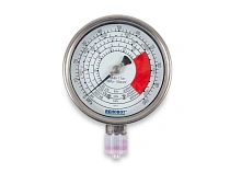 Манометр, 5 шкал, диапазоны: 0-49 кН, 0-111 кН, 0-232 кН, 0-70 МПа, 0-10000 psi, 1/2"