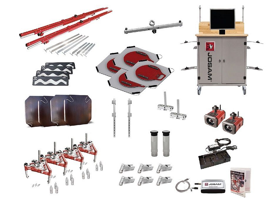 Электронный стенд измерения углов установки колес, положения осей, геометрии рам Cam-aligner Mersedes-Benz CA MB K Сход развал для грузовых 