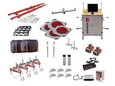 Электронный стенд измерения углов установки колес, положения осей, геометрии рам Cam-aligner Mersedes-Benz CA MB K Сход развал для грузовых 