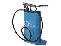 Нагнетатель смазки ручной, переносной,объём 16 кг, шланг 1,5 м, производительность 2 г/ход штока, давление макс.: 35 МПа (350 бар)