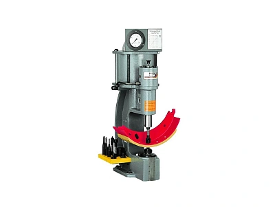 Пневмогидравлический стенд для клепки тормозных накладок N332 с подпружиненным инструментом на 5, 6, 8 мм