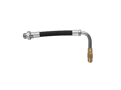 Носик гибкий 90° с ручным каплеуловителем для пистолета маслораздаточного; соединение: 1/2” BSP(M)