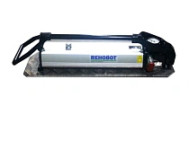 Насос гидравлический, ручной, двуступенчатый с манометром (80 MПа, 2,4 л, 9,9 кг)