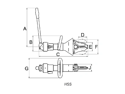 Ножницы гидравлические, ручной привод