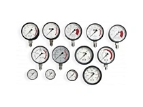 Манометр, 2 шкалы, диапазоны: 0-500 кН, 0-50 т., 1/2"                        