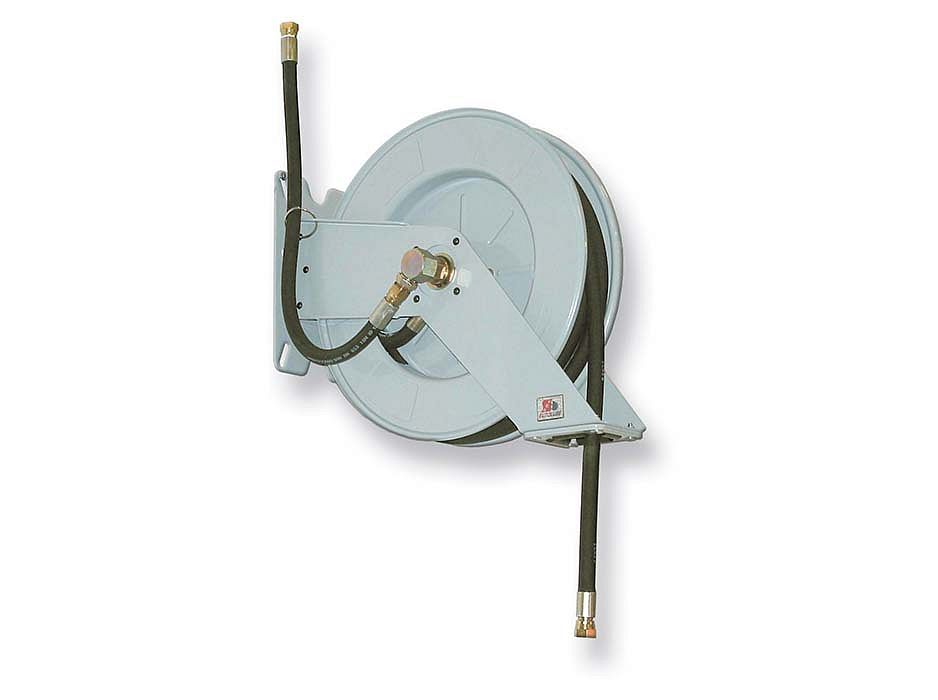 Катушка для раздачи масла, открытая, шланг 10м х 1/2", max давление 7,5 МПа, под пистолет 1/2"