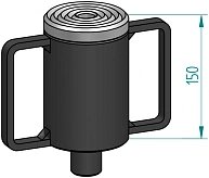 Удлинитель, 150 мм, 80 т, для моделей M80/31 и M80/42