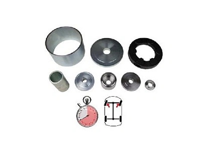 Комплект оснастки для съемника переднего ступичного подшипника Iveco Daily 35, 2014 (поставляется без цилиндра 03-00028)