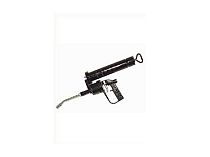 Шприц-солидолонагнетатель с пистолетом для раздачи смазки с пневмоприводом, 60:1; вход воздуха 1/4"; 1МПа, 1 гр./нажатие