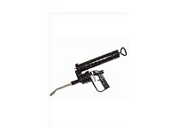 Шприц-солидолонагнетатель с пистолетом для раздачи смазки с пневмоприводом, 60:1; вход воздуха 1/4"; 1МПа, 1 гр./нажатие