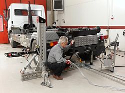 Правка рам грузовых автомобилей, прицепов и полуприцепов