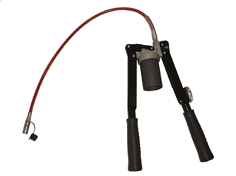 Насос («Speedy Grease» с магнитом) рычажный ручной (Шприц) для смазки, со шлангом, насадкой и толкателями, производительность 2,5 г/такт 