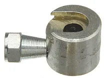 Наконечник для плоских фитингов (кнопочных головок), G1/8" (f), Головка ниппеля Ø 22 мм, высота: 28 мм, уплотнение: резина 