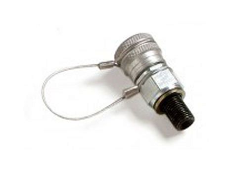 Быстро разъемное соединение гидравлическое, БРС, папа. MPa100 ,NPT 3/8" с металлическим колпачком