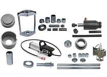 Выпрессовщик шкворней ударный для грузовых автомобилей с насосом в комплекте (расширенная версия)