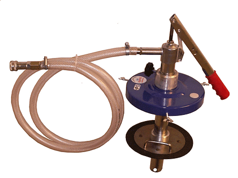 Насос ручной для перекачки смазки в резервуары для бочек 5 кг Ø 195-212 мм, шланг 1,5 м, ( брс 55500306, 55500206 необходимо заказывать отдельно)