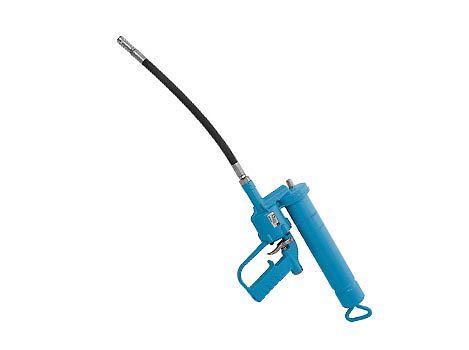 Пистолет с пневмоприводом для раздачи смазки, носик-шланг, Производительность1,3 г смазки/одно нажатие курка. Коэффициент сжатия 60:1