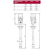 Насос для смазки, пневмопривод 55:1, под бочку 180 кг; 0,7 кг/мин; 1 МПа