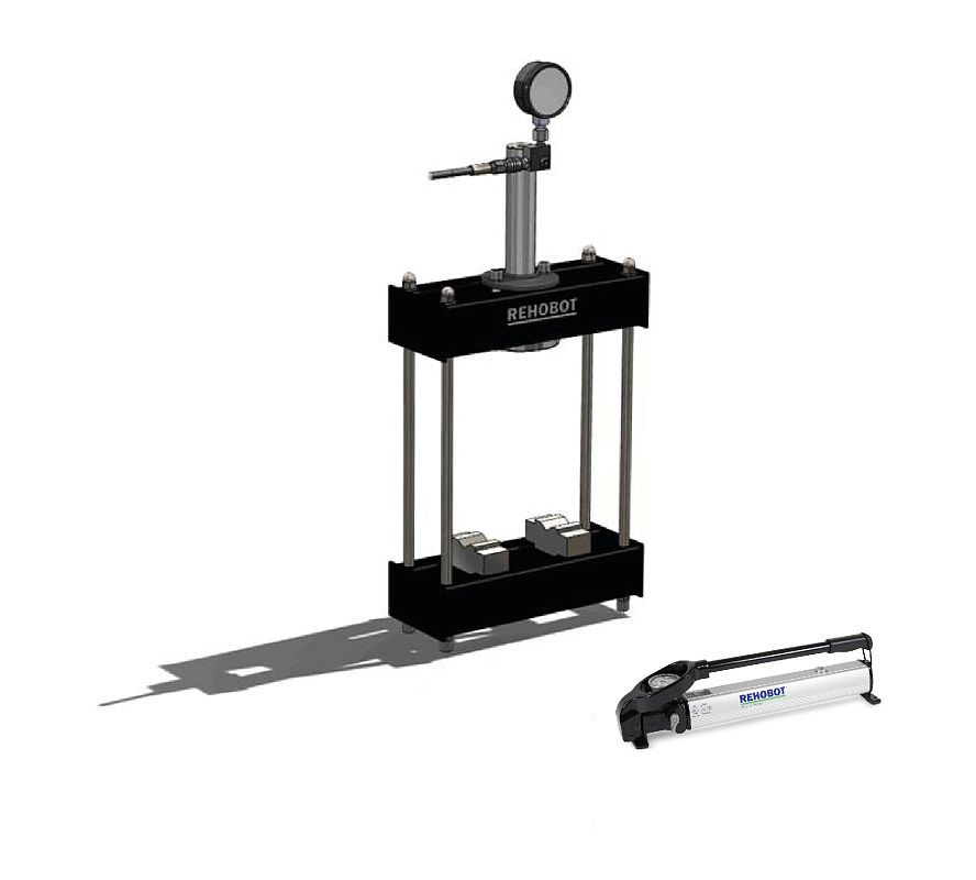 Пресс  гидравлический 10 тонн настольный c ручным насосом