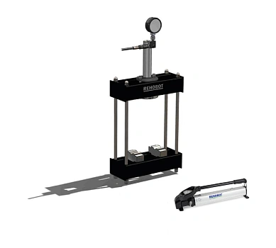 Пресс  гидравлический 10 тонн настольный c ручным насосом