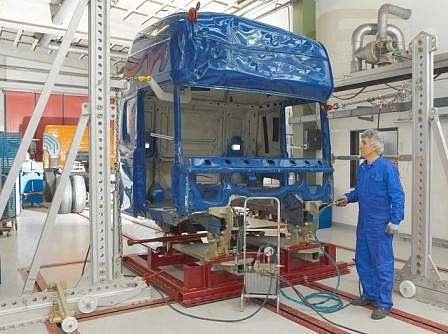 Комплект оборудования для правки кабин грузовиков