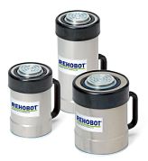 Гидроцилиндр толкающий (домкрат грузовой), усилие 100 т, ход штока 200 мм, алюминиевый