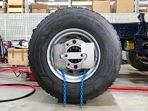 Приспособление для снятия грузовых колёс механическое