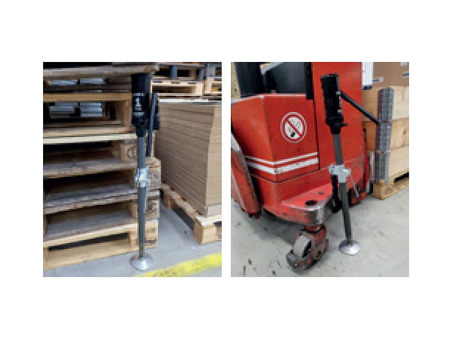 Домкрат гидравлический на 1 тонну 16HN-1, для подъема на высоте (реечный*), высота подъема 720 - 1160 мм, высота подхвата 105-445 мм