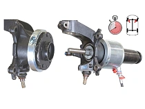 Комплект оснастки для гидравлического съемника переднего ступичного подшипника Peugeot Boxer, Citroen Jumper, Fiat Ducato 2007 (поставляется без цилиндра 03-00028)