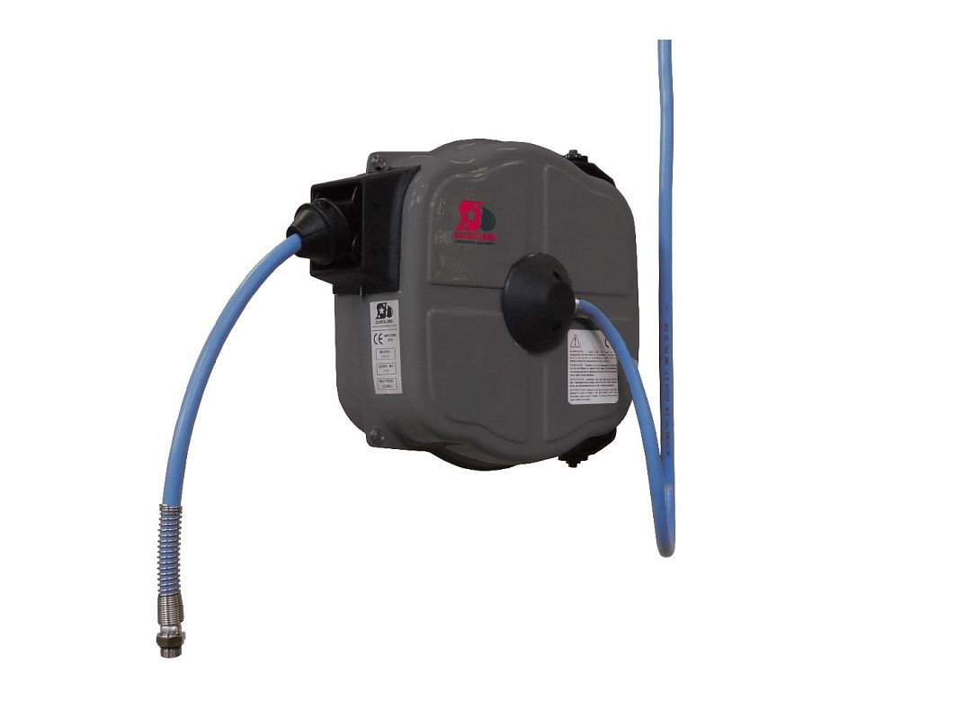 Катушка закрытая для раздачи воздуха/воды; шланг 12 м. х 10 мм. (3/8"); 2 МПа