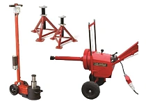 Комплект для демонтажа грузовых колес  "Гайковерт+домкрат+стойки!", акция, электрогайковерт, columbus, колумбус