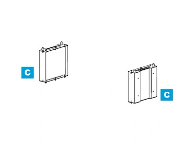 Комплект проставок для увеличения высоты стоек 92150 и 92152 на 500 мм