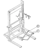 Опора для барабанов без колес