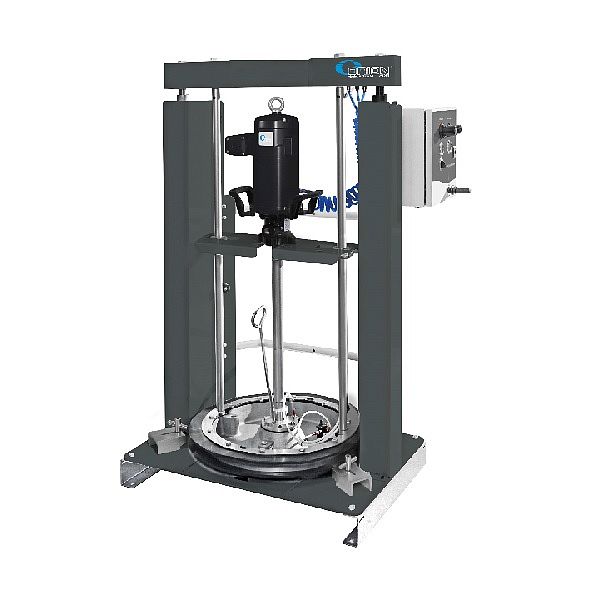 Установка для раздачи смазки (подъёмник-прижим двухстоечный), стационарная с насосом 12831 (70:1)