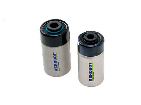 Гидроцилиндр полый, усилие 103 т, ход штока 77 мм, высота 284 мм из алюминия