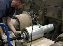 Гидравлический выпрессовщик осей балансира Скания, усилие 103 т (гидроцилиндр из алюминия)