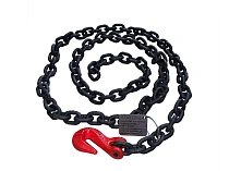 Цепь 8-10х30 ГОСТ EN 818-2  3 м. с  крюком